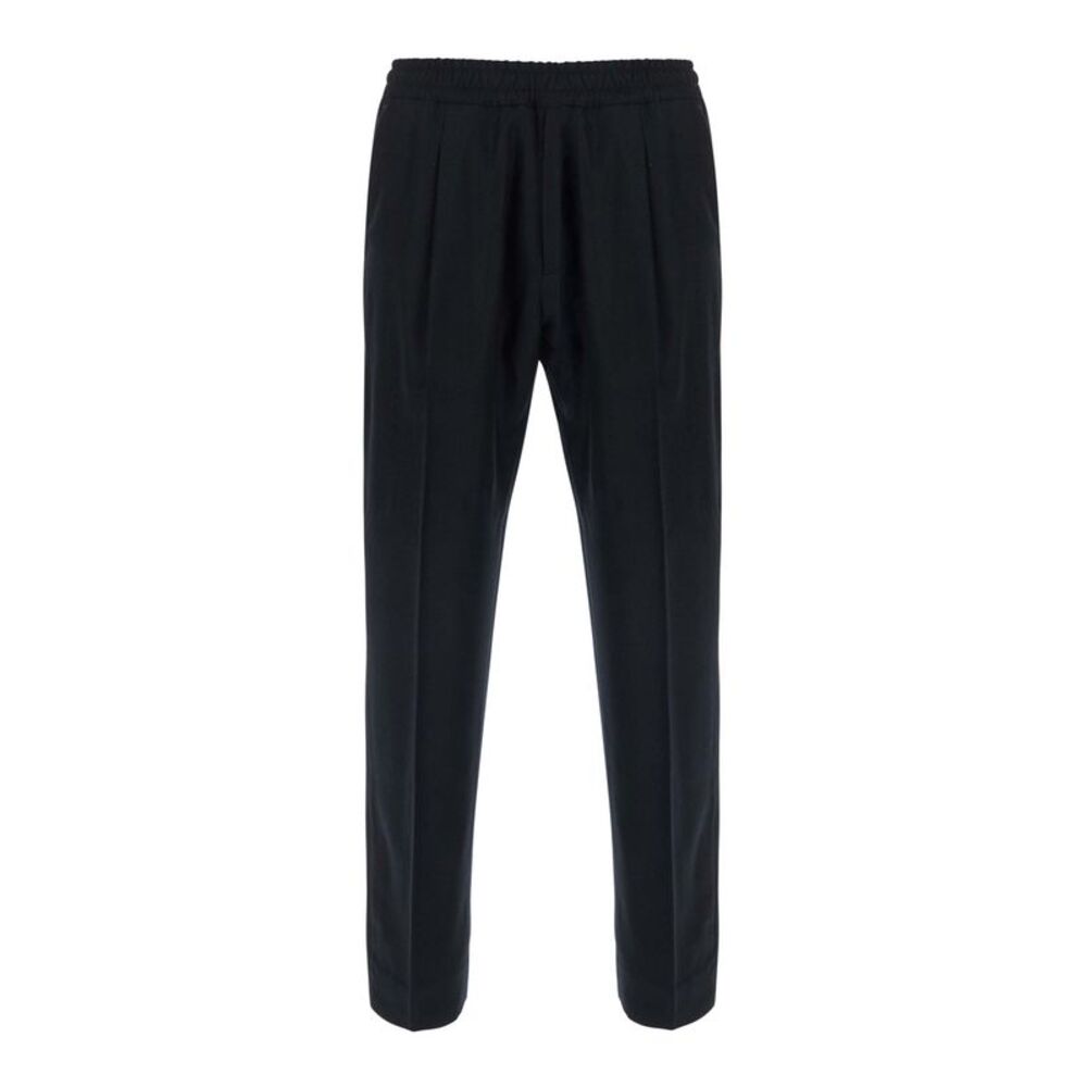 Low Brand Men Tokyo Pants With Pockets And Patch In Tech Fabric, Black, Unisex